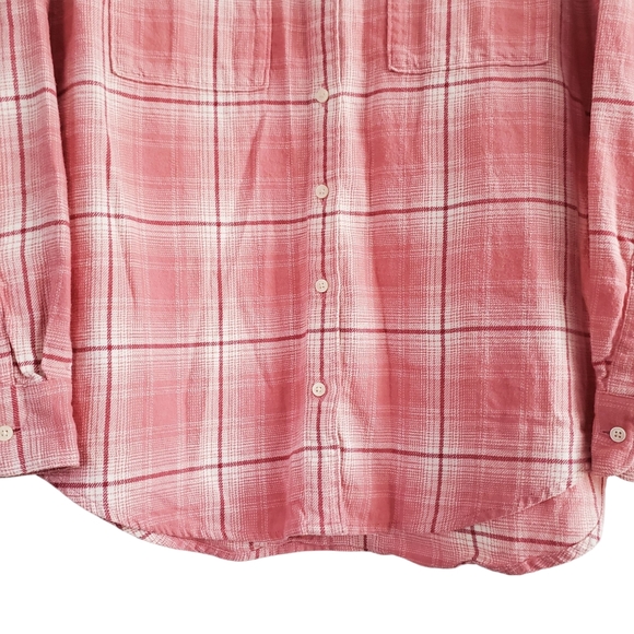 Old Navy Flannel Boyfriend Button-Down Shirt - Picture 3 of 7